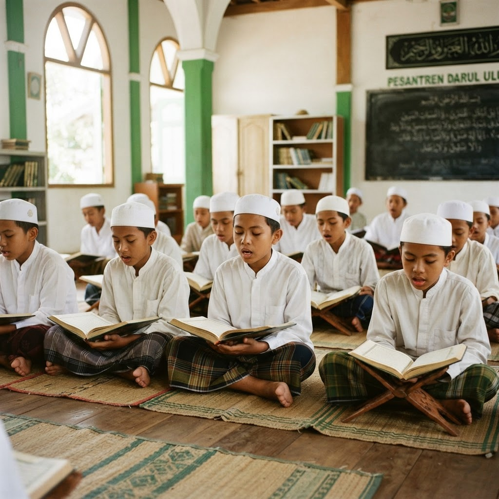 Santri mengaji